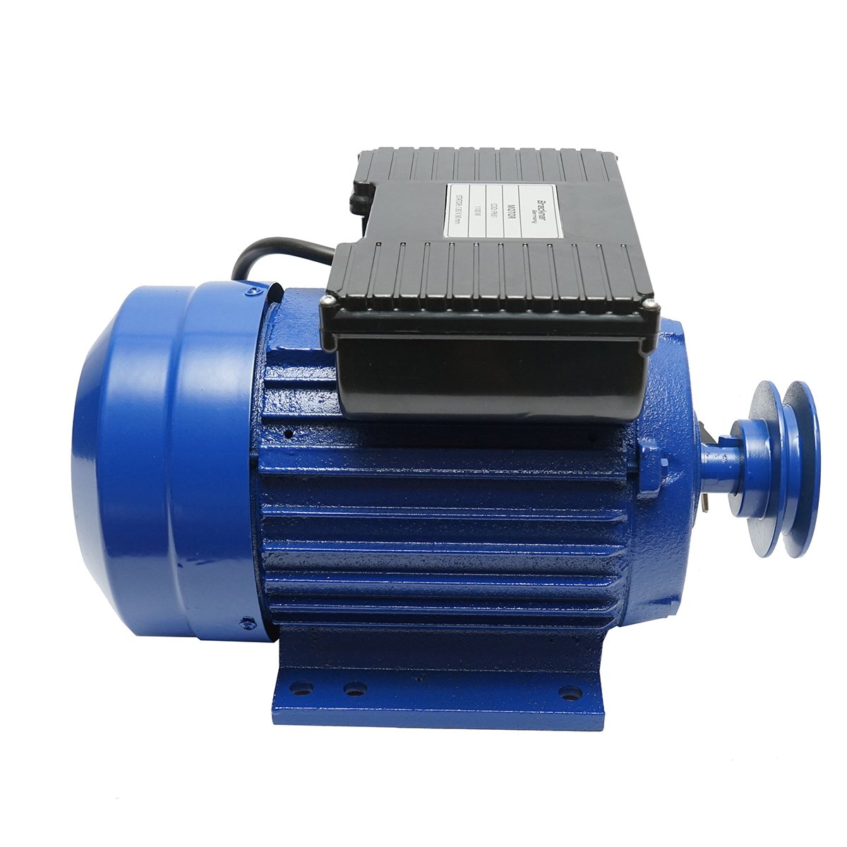 Motor electric monofazat 1.1KW, 220V, stator 130x90mm, motor cu fir aluminiu si protectie termica Breckner Germany